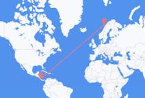 Flights from San José, Costa Rica to Leknes, Norway