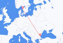 Flyrejser fra Burgas, Bulgarien til Göteborg, Sverige