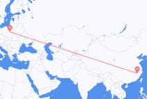 Flyg från Shangrao, Kina till Warszawa, Kina