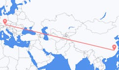 Flyg från Shangrao, Kina till München, Tyskland