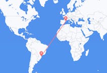 Flyrejser fra Joinville, Brasilien til Barcelona, Spanien