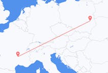 Flights from Le Puy-en-Velay, France to Lublin, Poland