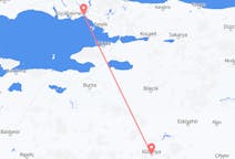 Flights from Istanbul to Kütahya