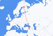Flights from Şanlıurfa, Turkey to Kajaani, Finland