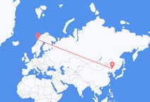 Flights from Changchun, China to Bodø, Norway