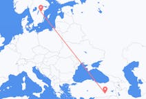 Flights from Diyarbakır, Turkey to Linköping, Sweden