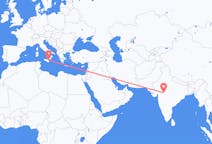 Flyreiser fra Indore, India til Catania, Italia