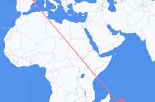 Flights from Mauritius Island to Barcelona
