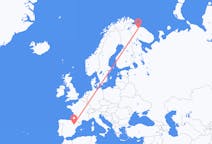 Flights from Murmansk, Russia to Zaragoza, Spain
