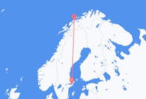 Lennot Tromssasta Tukholmaan
