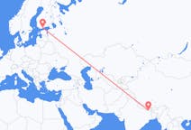Flug frá Rajbiraj, Nepal til Helsinki, Finnlandi