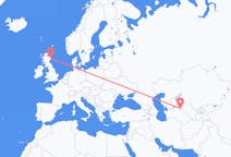 Flyreiser fra Urgench, Usbekistan til Aberdeen, Skottland
