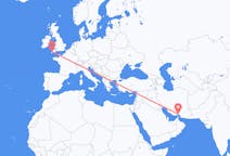 Flyreiser fra Bandar Abbas, Iran til Newquay, England
