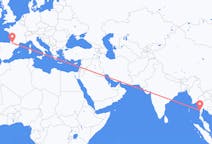 Flights from Myeik, Myanmar to Pau