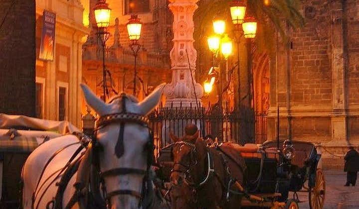Paseo en calesa de caballos en Sevilla