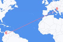 Flights from Bogotá to Split