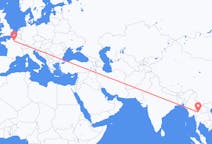Flyreiser fra Lampang-provinsen, Thailand til Paris, Frankrike