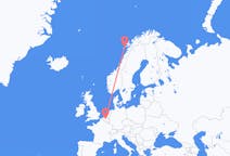 Flyg från Bryssel, Belgien till Leknes, Norge