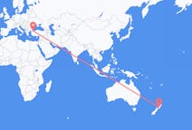 Flyreiser fra Palmerston nord, New Zealand til Istanbul, Tyrkia