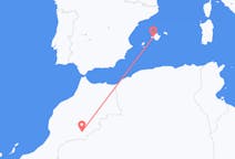 出发地 摩洛哥出发地 扎戈拉目的地 西班牙帕尔马的航班