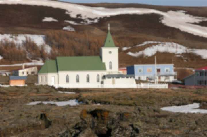 Semesterlägenheter i Reykjahlíð på Island