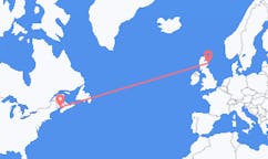 Flyg från Saint John, Amerikanska Jungfruöarna till Aberdeen