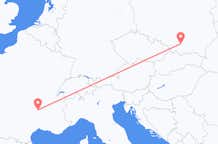 Flyreiser fra Le Puy-en-Velay, Frankrike, til Krakow, Frankrike