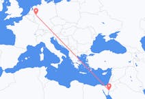 Flyreiser fra Eilat, Israel til Düsseldorf, Tyskland