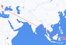 Flyreiser fra Ambon, Maluku, Indonesia til Craiova, Romania