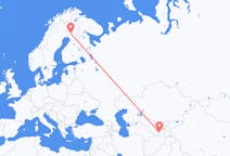 Flyrejser fra Dusjanbe til Rovaniemi