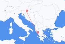 Flyg från Preveza, Grekland till Zagreb, Kroatien
