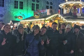 El tour del vino festivo ORIGINAL del mercado navideño de Múnich, con comida