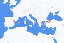 Flyreiser fra Eskişehir, Tyrkia til Valencia, Spania