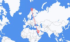 Flights from Al Bahah, Saudi Arabia to Kiruna, Sweden