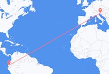 Flyreiser fra Guayaquil, til Trieste