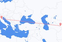 Flyrejser fra Bukhara, Usbekistan til Bologna, Italien