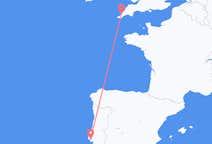 Flyg från Newquay, England till Lissabon, Portugal