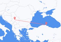 Flyreiser fra Sinop, Tyrkia, til Kraljevo
