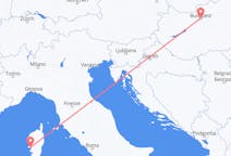 Flyreiser fra Ajaccio, til Budapest