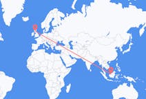 Flyreiser fra Sibu, Malaysia til Glasgow, Skottland