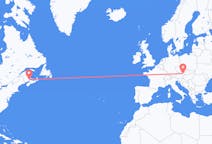 Flyreiser fra Moncton, Canada til Vienna, Østerrike