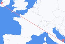 เที่ยวบิน จากคิลเลอร์กลิน, ไอร์แลนด์ ไปยัง บารี, อิตาลี