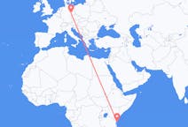 Flyrejser fra Pemba, Tanzania til Leipzig, Tyskland