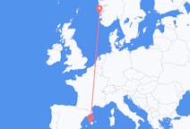 Flights from Stord, Norway to Palma de Mallorca, Spain