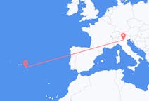 Flyreiser fra Verona, til Ponta Delgada