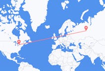 Flights from Toronto, Canada to Sovetsky, Russia