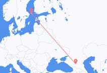 Flyreiser fra Mariehamn, Åland til Mineralnye Vody, Russland