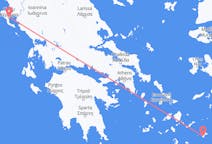 Fly fra Astipálea til Korfu