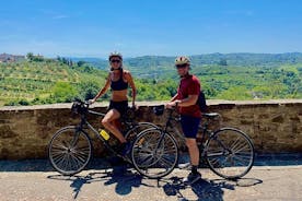 Tuscan Country Bike Tour från Florens, inklusive vin och olivolja Smakningar