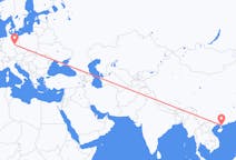 Flyreiser fra Zhanjiang, Kina til Leipzig, Tyskland